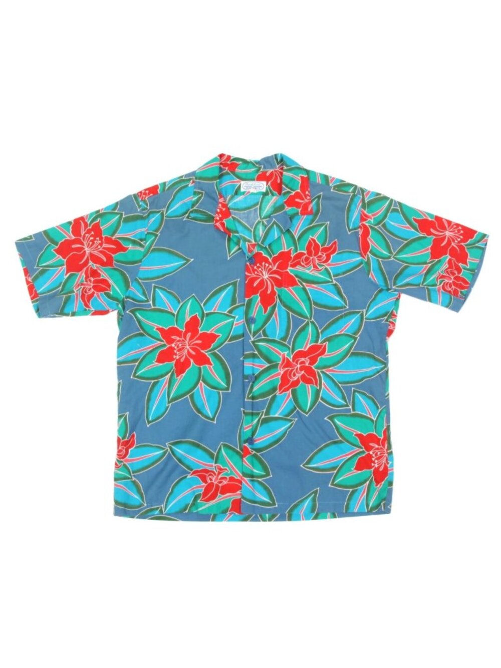 Vintage SURF LINE Original Jams World Hawaii Floral Tiki Mens Shirt size L /243